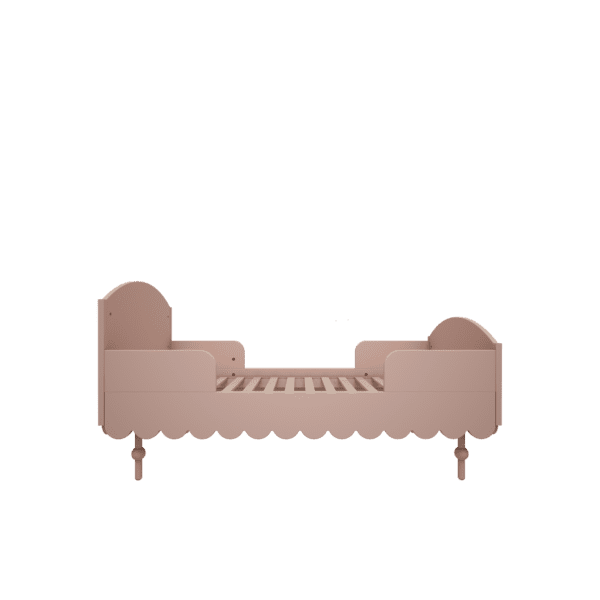 Lit bébé évolutif 70 x 140 cm rose – Image 5