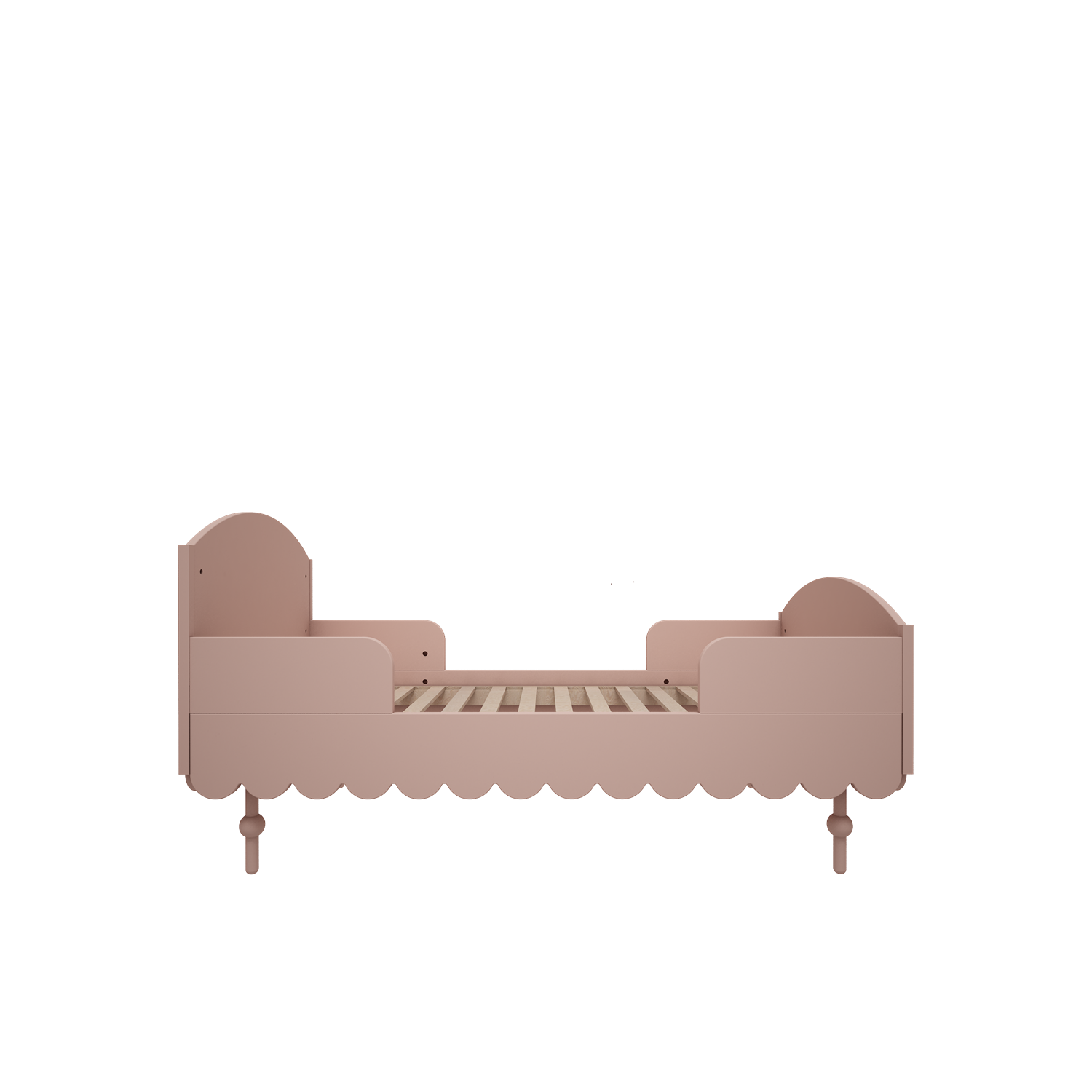 Lit bébé évolutif 70 x 140 cm rose – Image 5