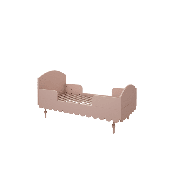 Lit bébé évolutif 70 x 140 cm rose – Image 6