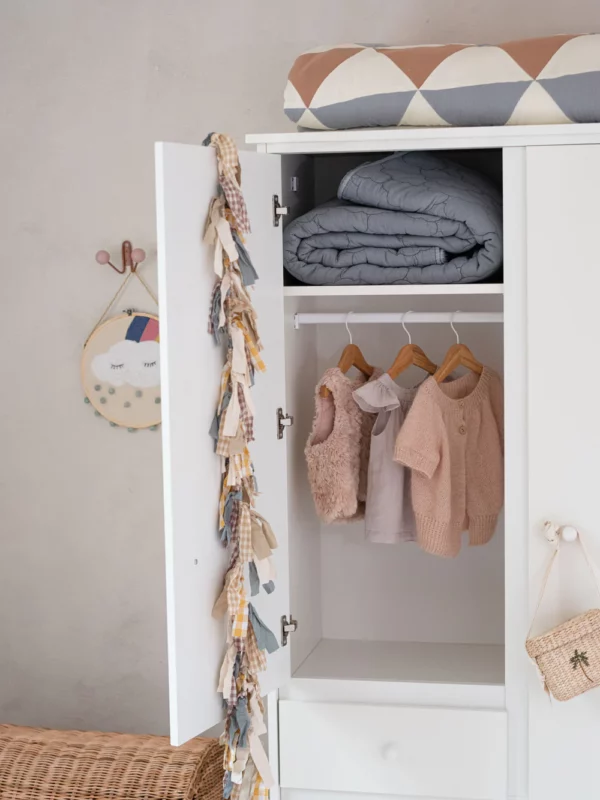 Armoire blanche à deux portes – Image 5