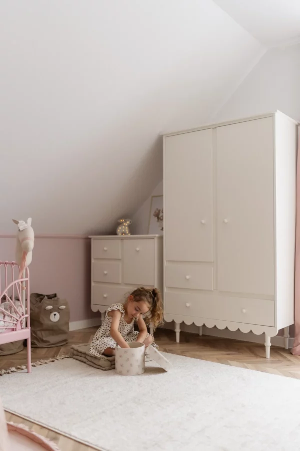 Armoire blanche à deux portes – Image 2