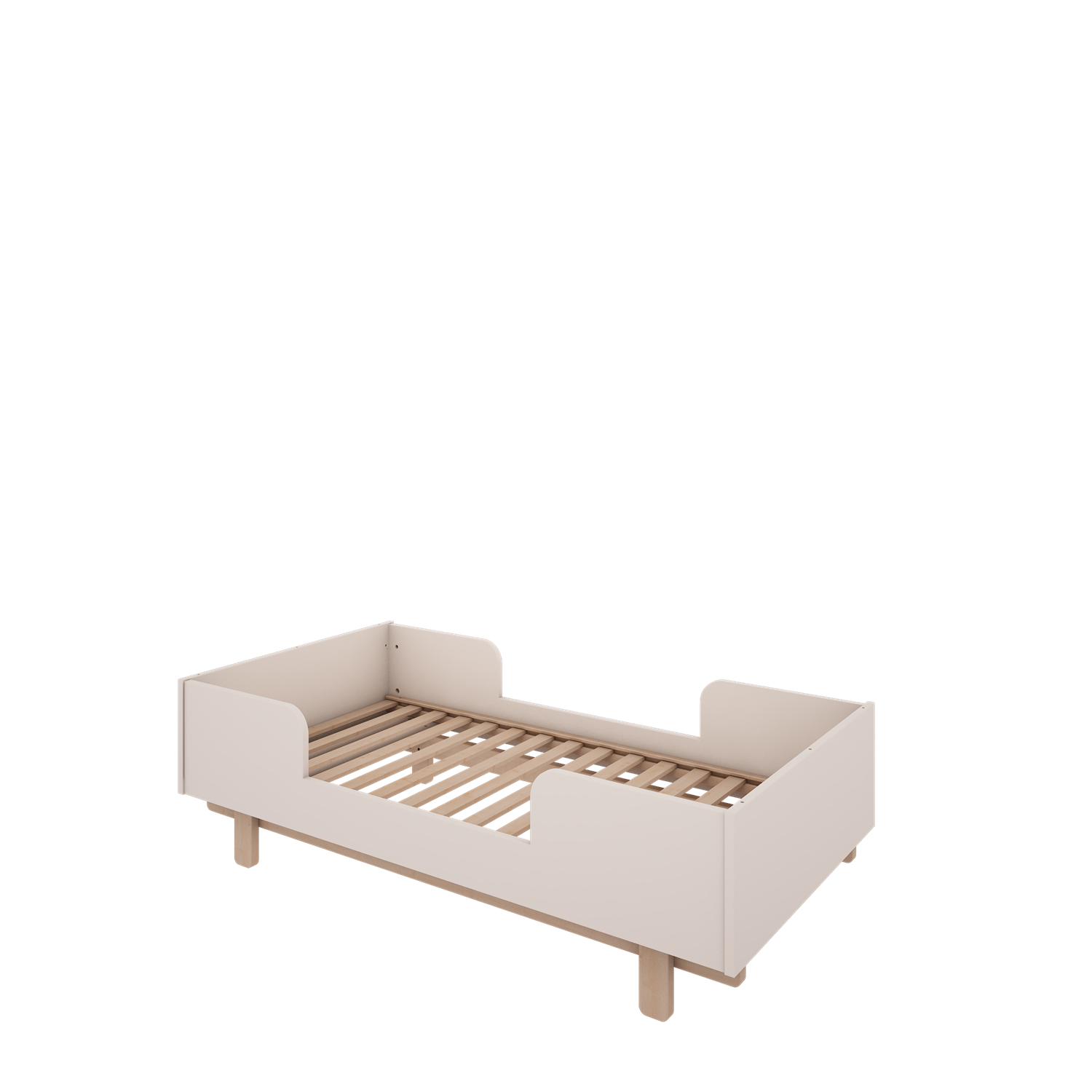 Lit bébé évolutif 70 x 140cm Blanc – Image 4