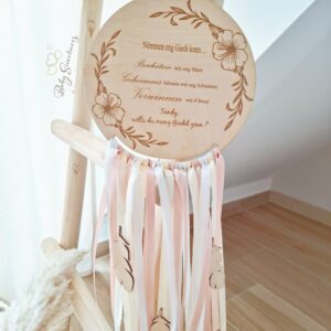 Attrape-rêve en bois personnalisé