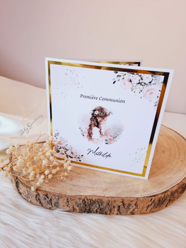 Invitation carte fille