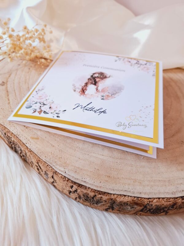 Invitation carte fille – Image 3