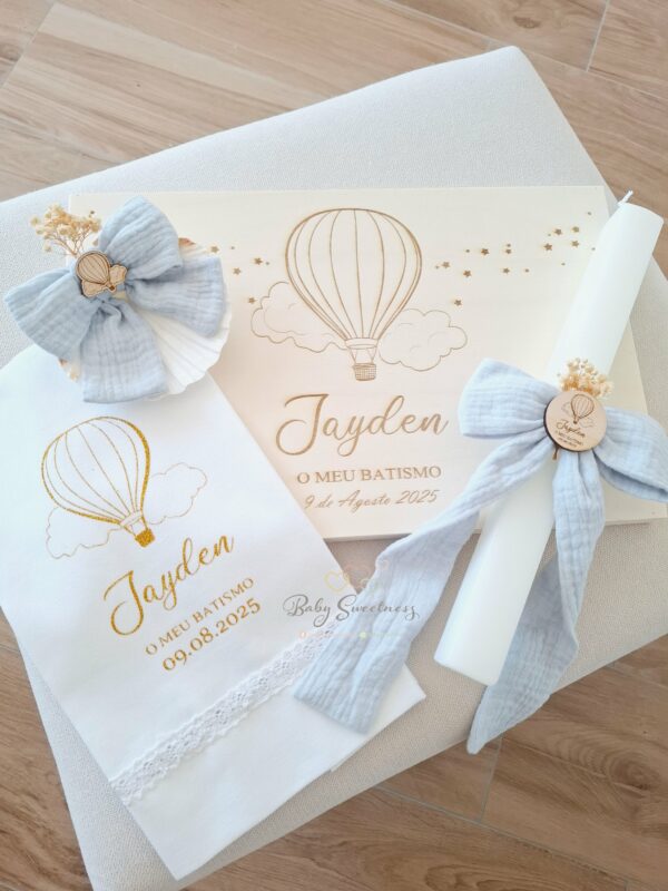 Coffret de Baptême Montgolfière