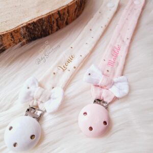 Attache tétine en tissu