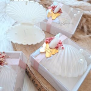 Bougie coquillage