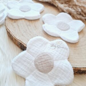 Lingettes lavables Fleur