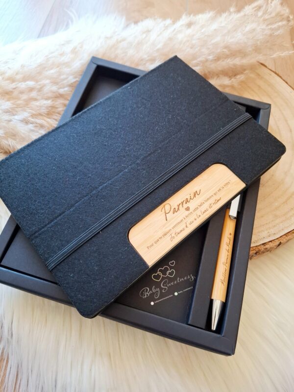 Coffret carnet et stylo personnalisé