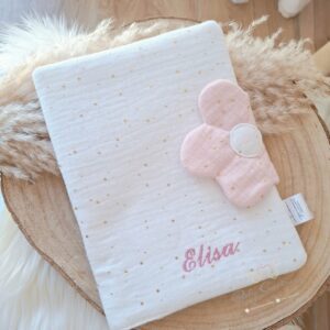 Protège carnet de santé Fleur