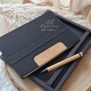 Coffret carnet et stylo personnalisé