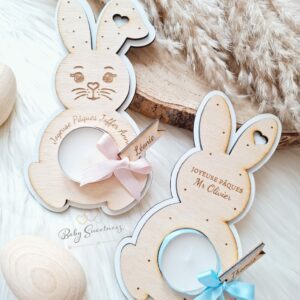 Bougeoir lapin personnalisé