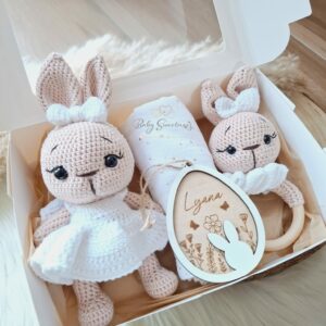 Coffret lapin de Pâques fille