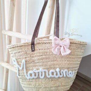 Panier en osier Nœud papillon