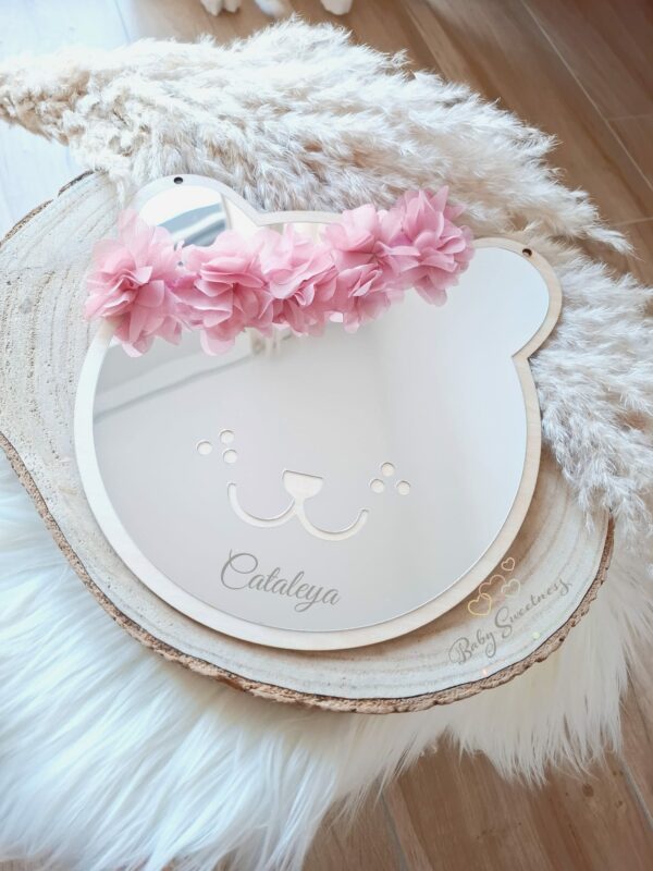 Miroir ourson douce pétales – Image 2