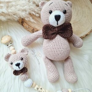 Coffret ourson et attache tétine