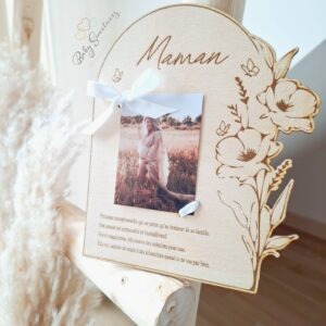 Cadre floral Maman