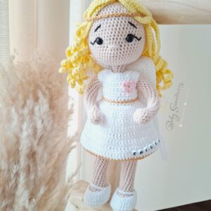 Fille ailes d'ange en crochet