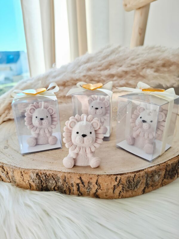 Bougies petit lion parfumées