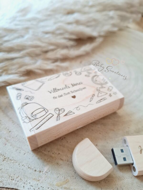 Clé USB personnalisée avec boîte en bois – Image 5