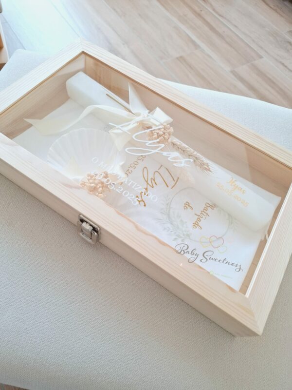Coffret de Baptême Boîte transparente – Image 4