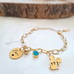 Bracelet Disney pierre de naissance