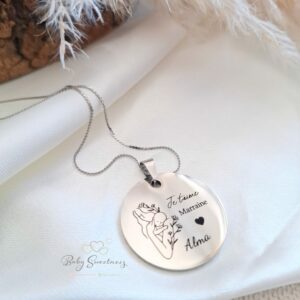 Collier Femme illustration personnalisé