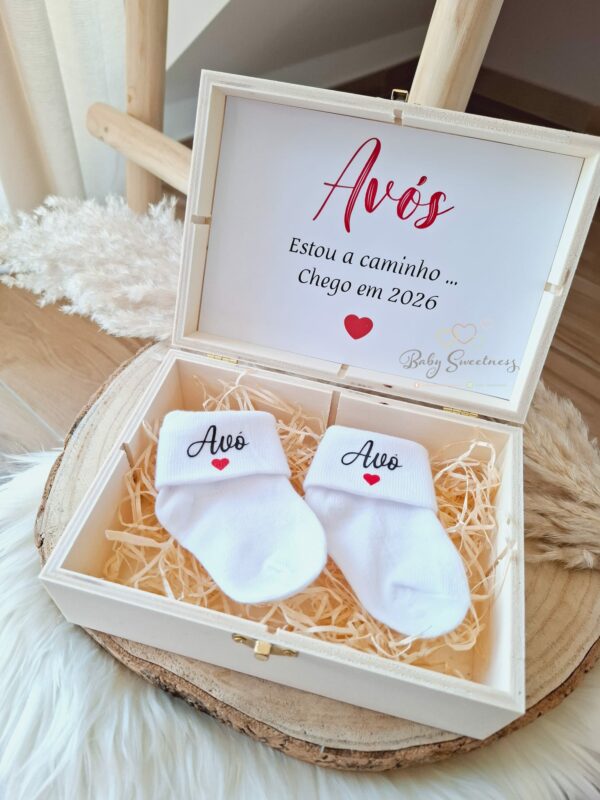 Coffret chaussettes bébé personnalisées