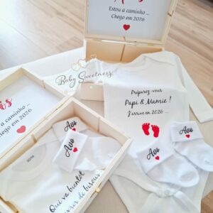 Coffret body + chaussettes bébé