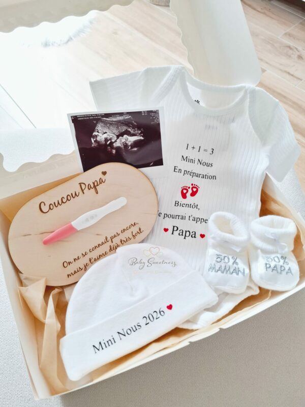 Coffret annonce grossesse futur Papa