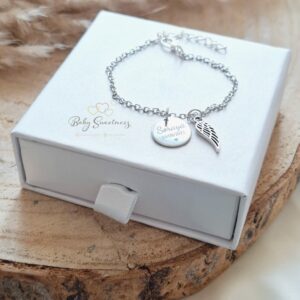Bracelet Aile d'ange personnalisé