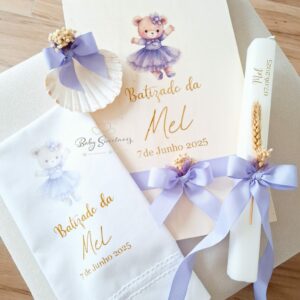 Coffret Baptême Ourson fille