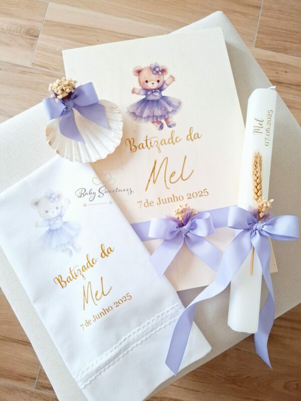 Coffret Baptême Ourson fille