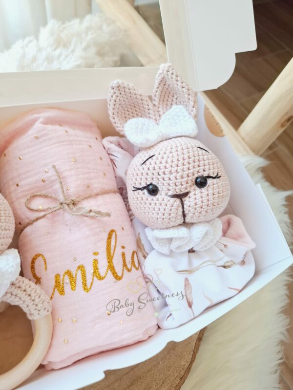 Coffret de naissance lapin fille – Image 2