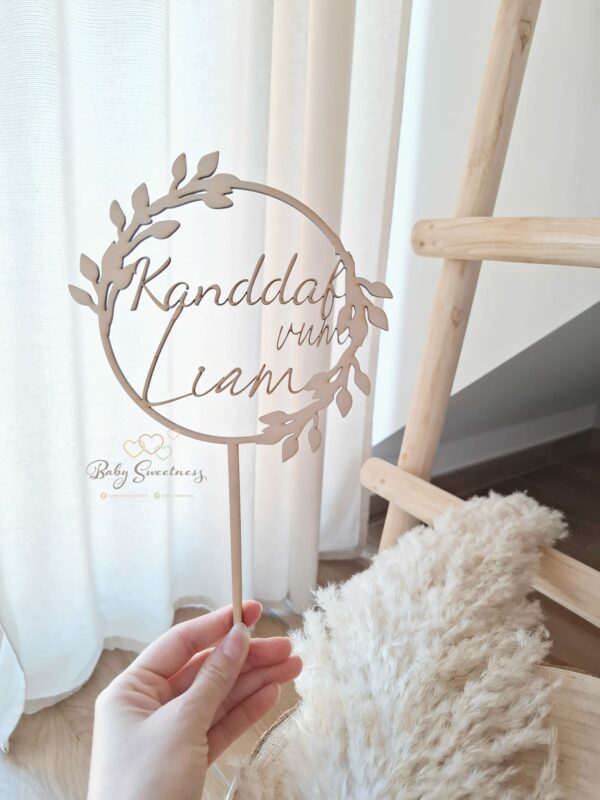Cake Topper Feuilles