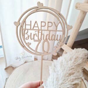 Cake Topper Happy Birthday