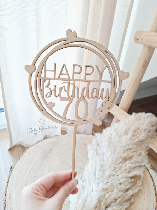 Cake Topper Happy Birthday
