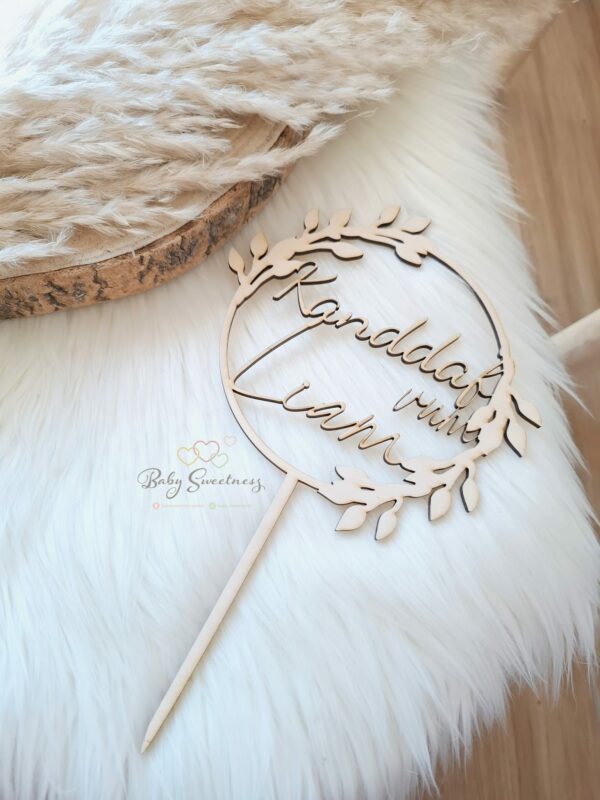 Cake Topper Feuilles – Image 2