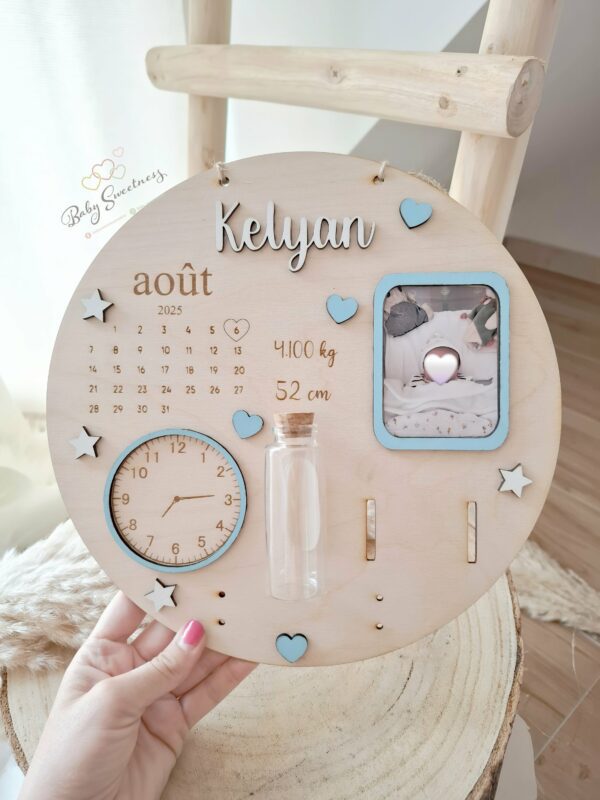 Plaque souvenirs de naissance – Image 5