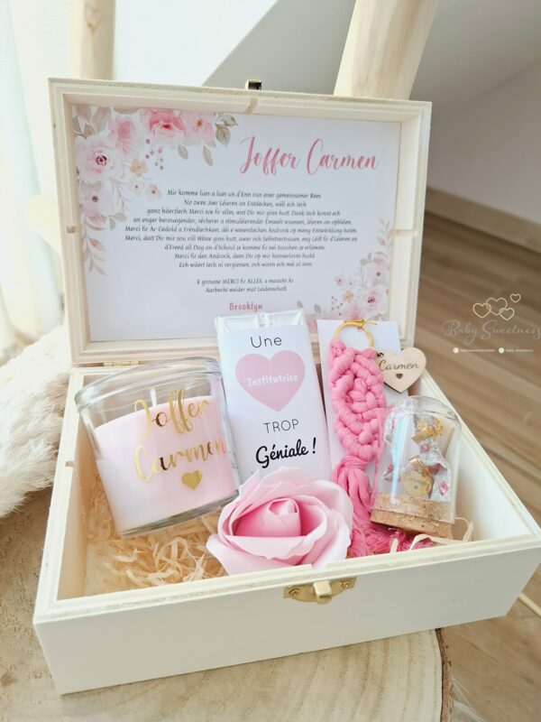 Coffret luxury jewelry personnalisé