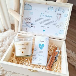 Coffret ourson avion