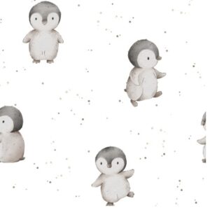 Tissu Pingouin