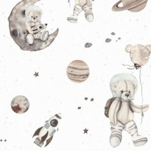 Tissu Ourson dans l'espace