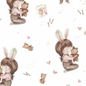 Tissu Ourson de Mélina