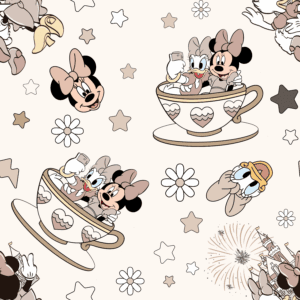 Tissu Minnie Mouse & Daisy