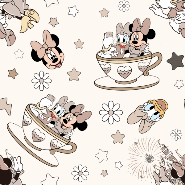 Tissu Minnie Mouse & Daisy