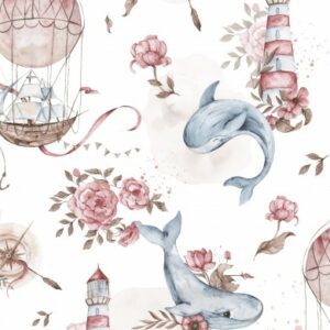 Tissu Baleine Floral