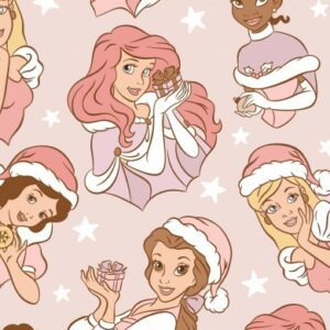 Tissu Princesses Noël