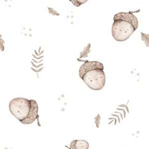 Tissu Feuilles de gland